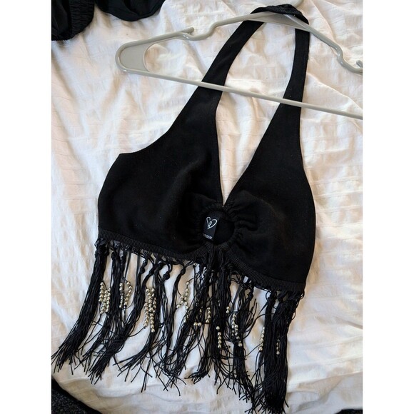 Windsor halter top with beads - Picture 1 of 2